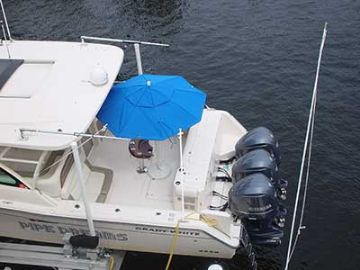Picture of BIMINI SHADE 11 FOOT FIBERGLASS BOAT UMBRELLA